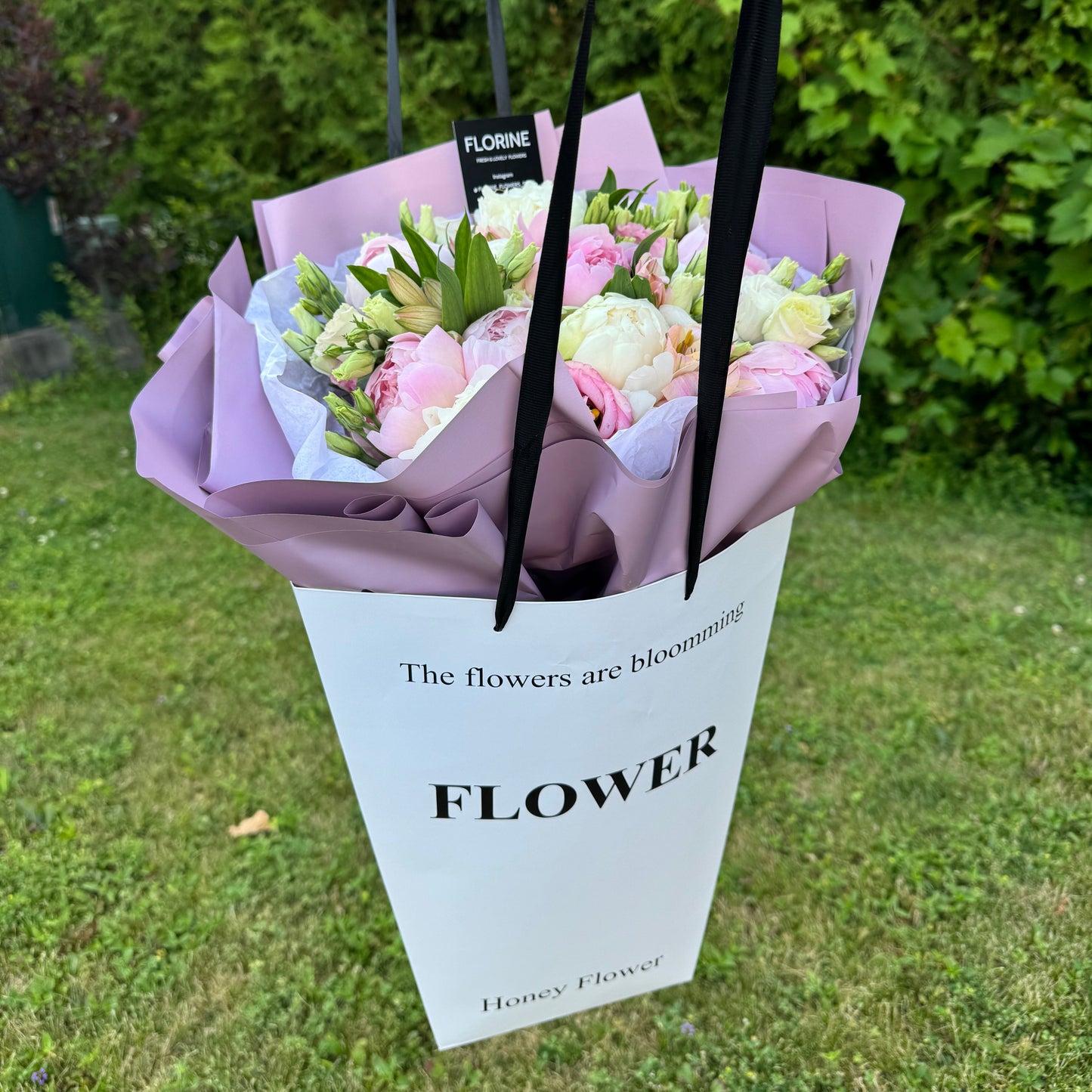 Mixed Flowers Bouquet “Sweet Peonies”