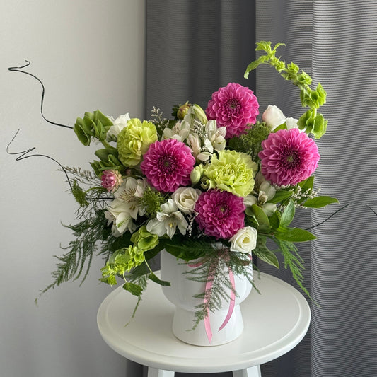 Flowers in a pot “ Pink Dahlia”