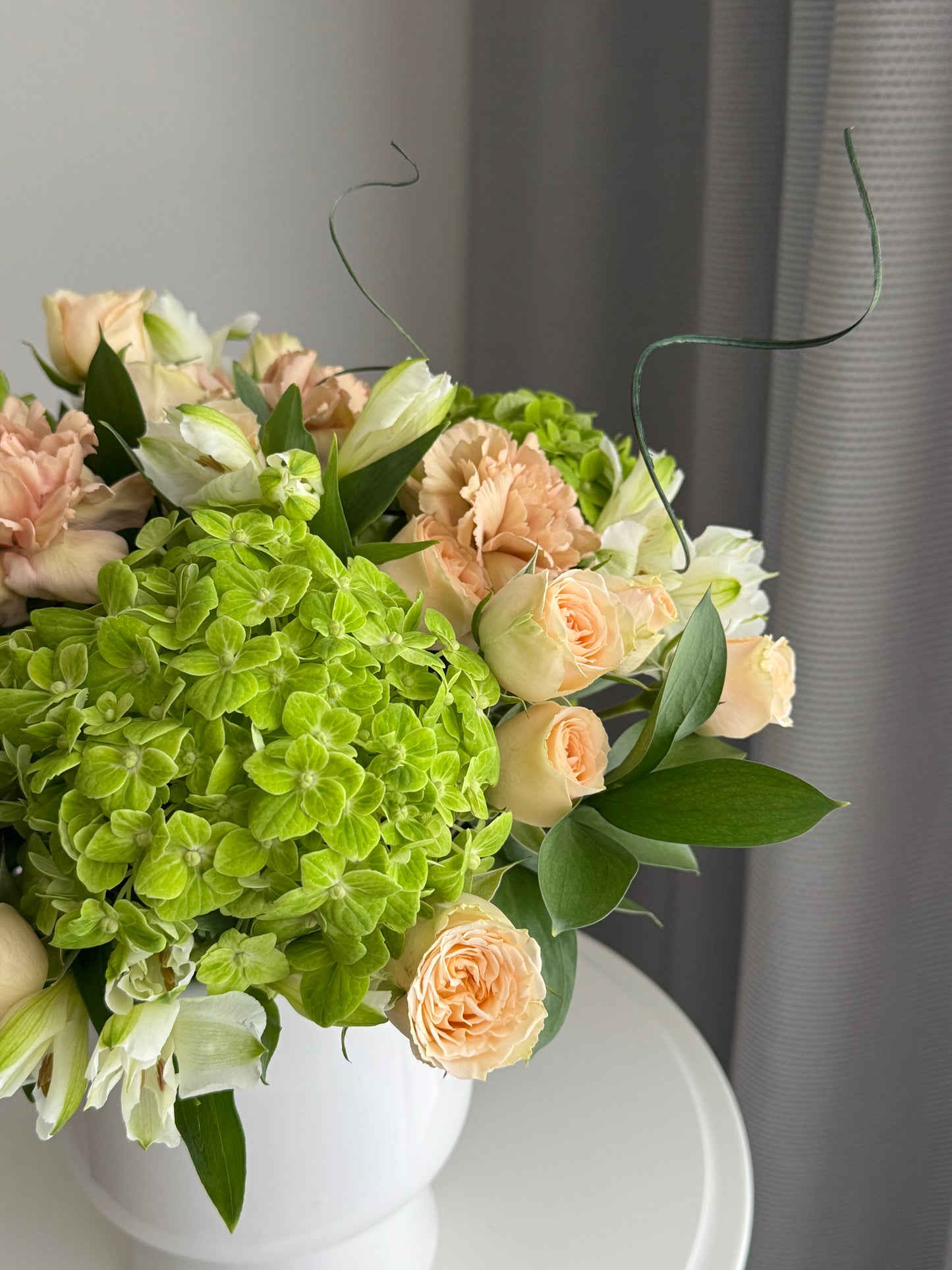 Flowers in a pot “ Peach Dreams”