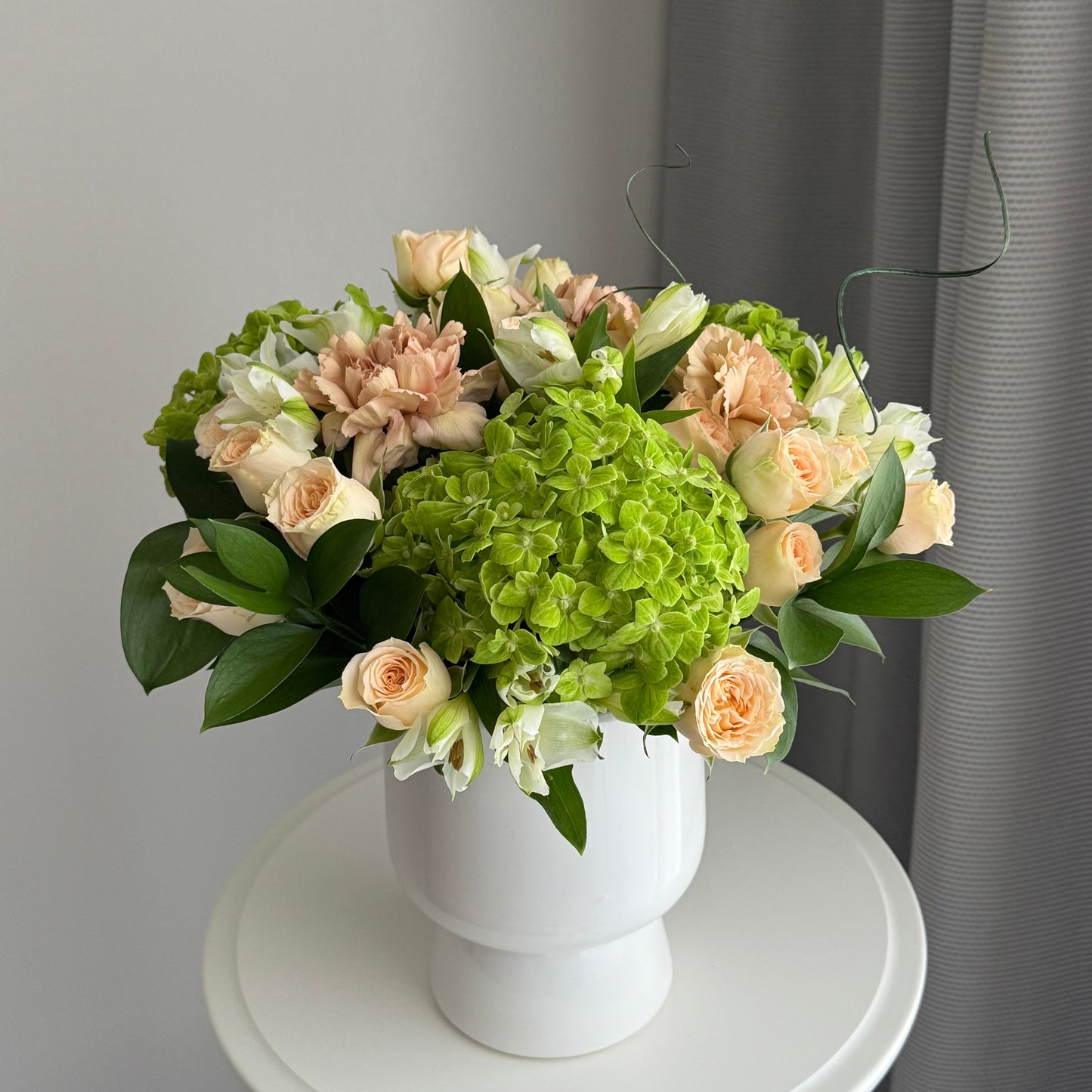 Flowers in a pot “ Peach Dreams”