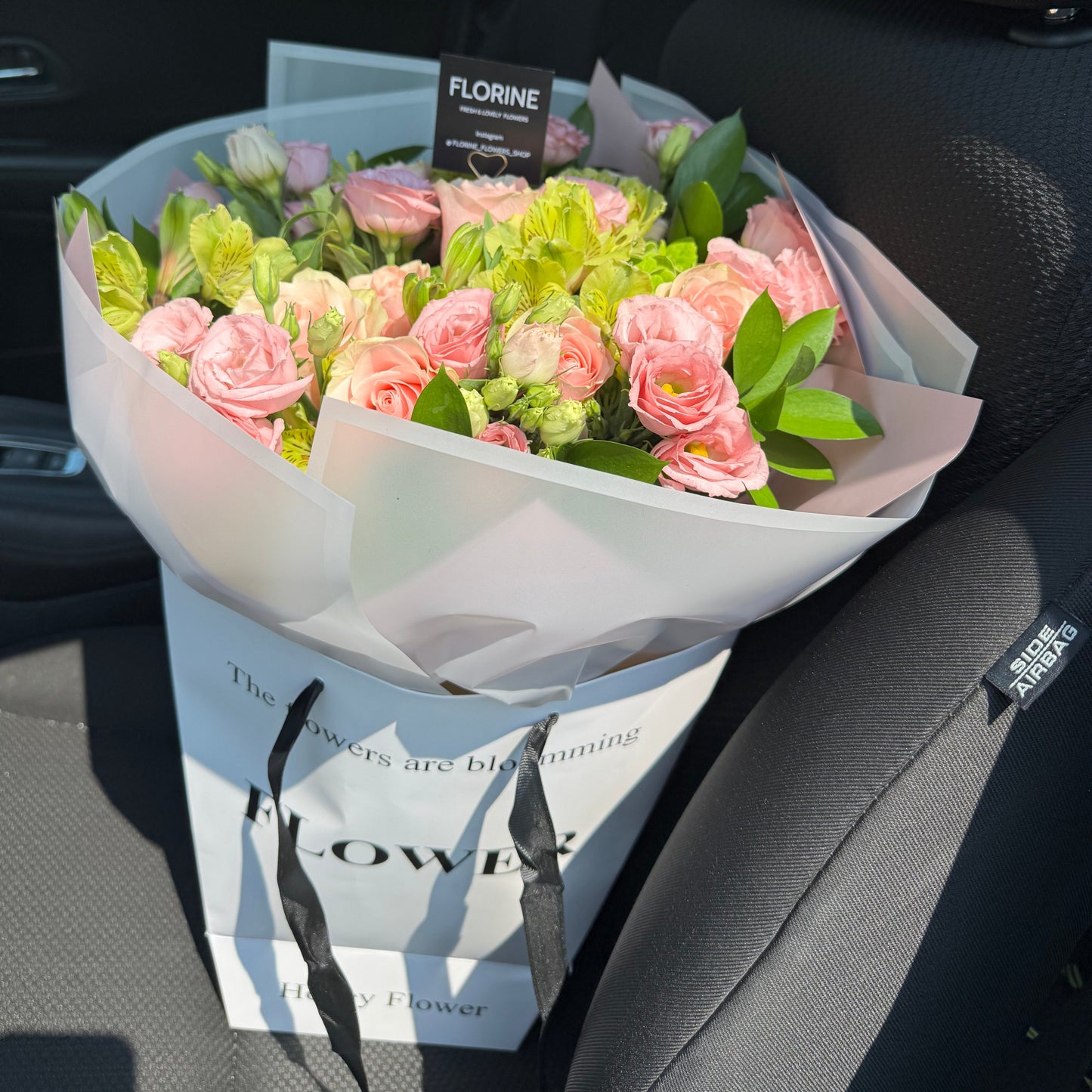 Mixed Flowers Bouquet “Blush Dream”