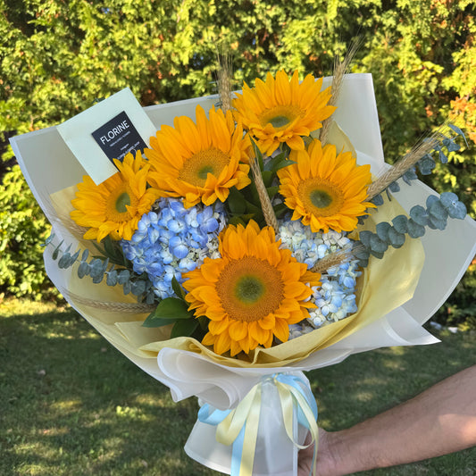 Mixed Flowers Bouquet “Ukraine”