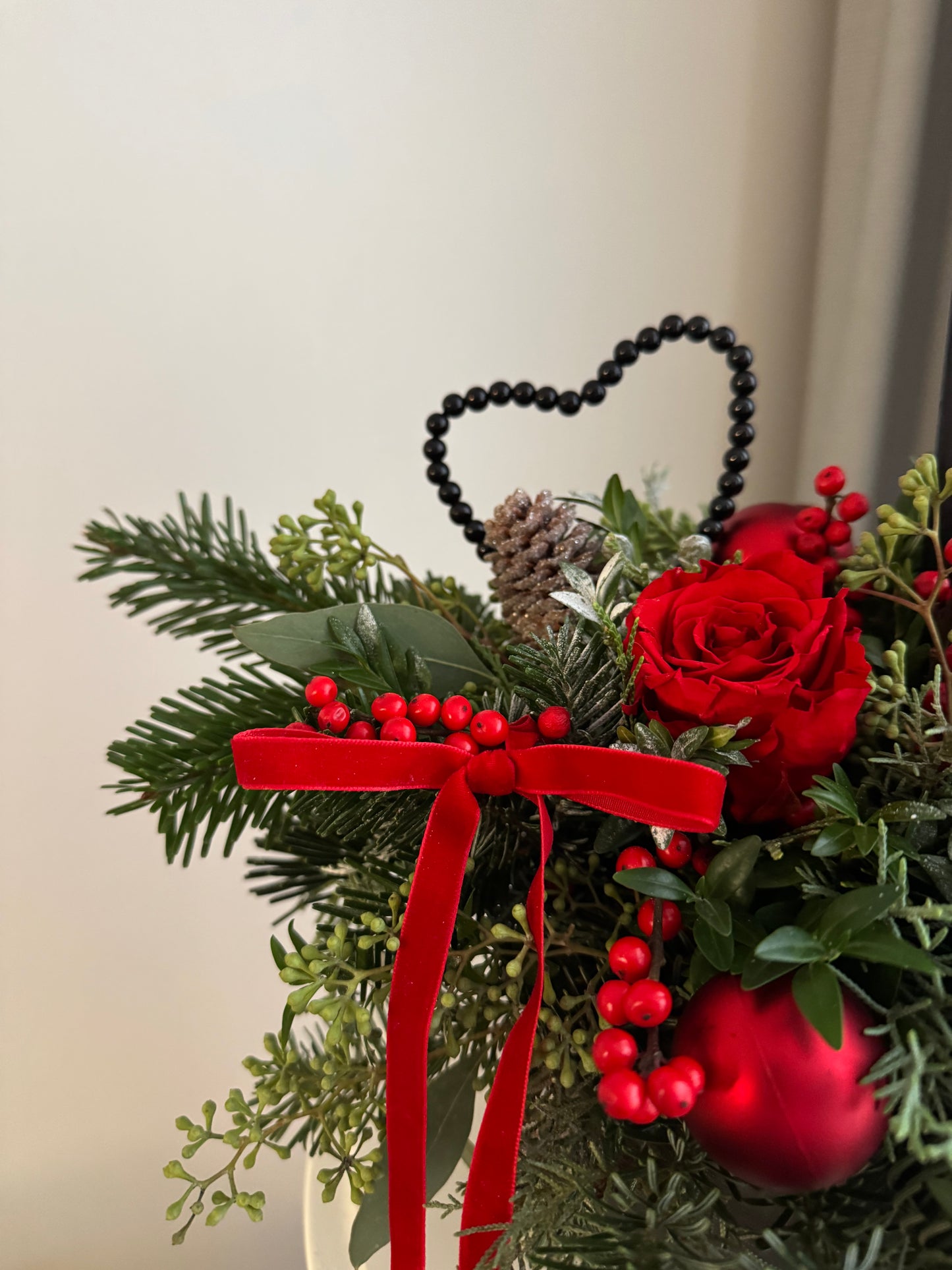 Christmas centrepiece arrangement “Warm Heart”