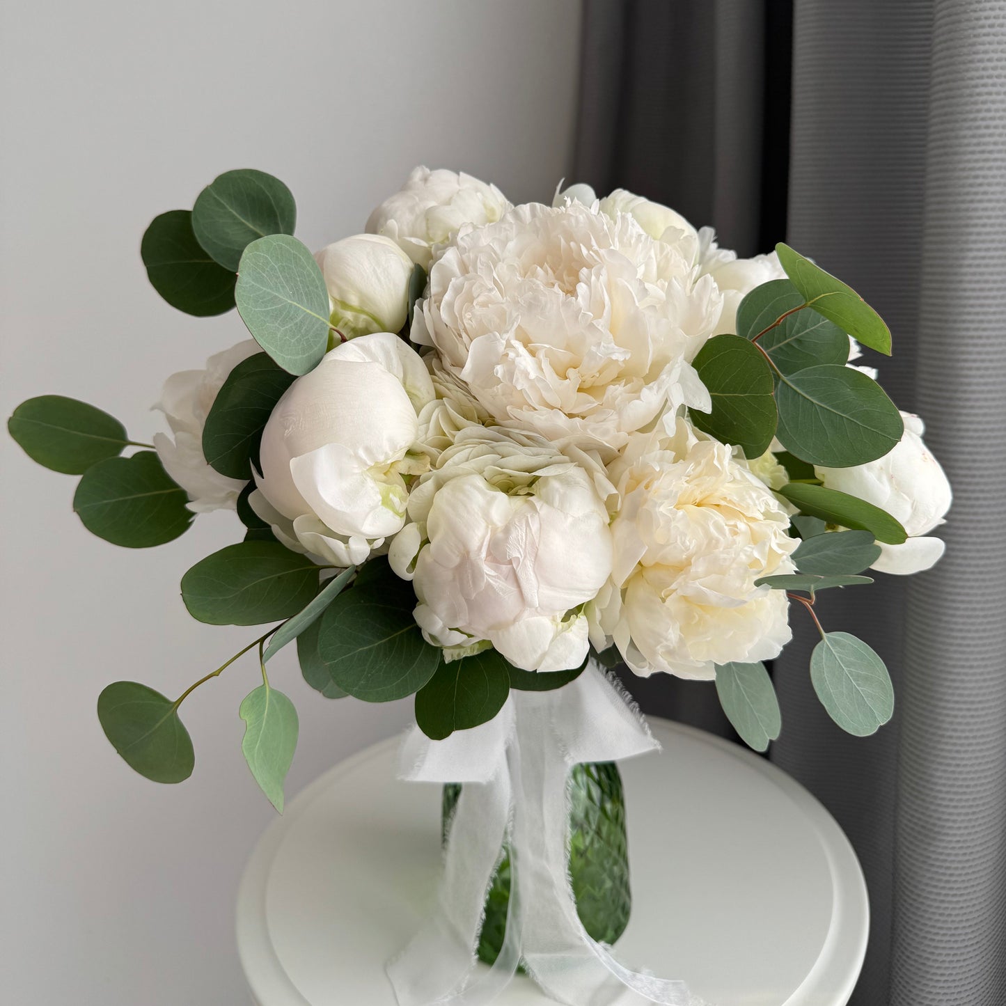 Bridal Bouquet “White Peonies”