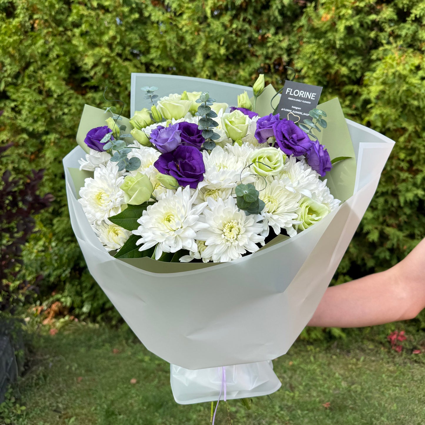 Mixed Flowers Bouquet  "Violet Dream"