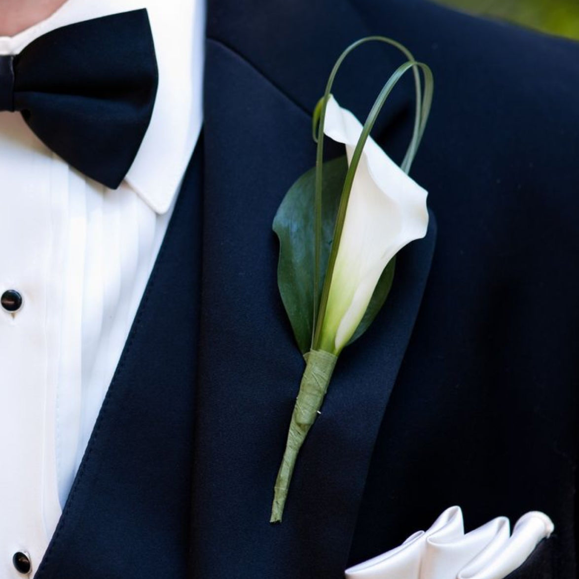 Boutonniere “White Calla Lily”