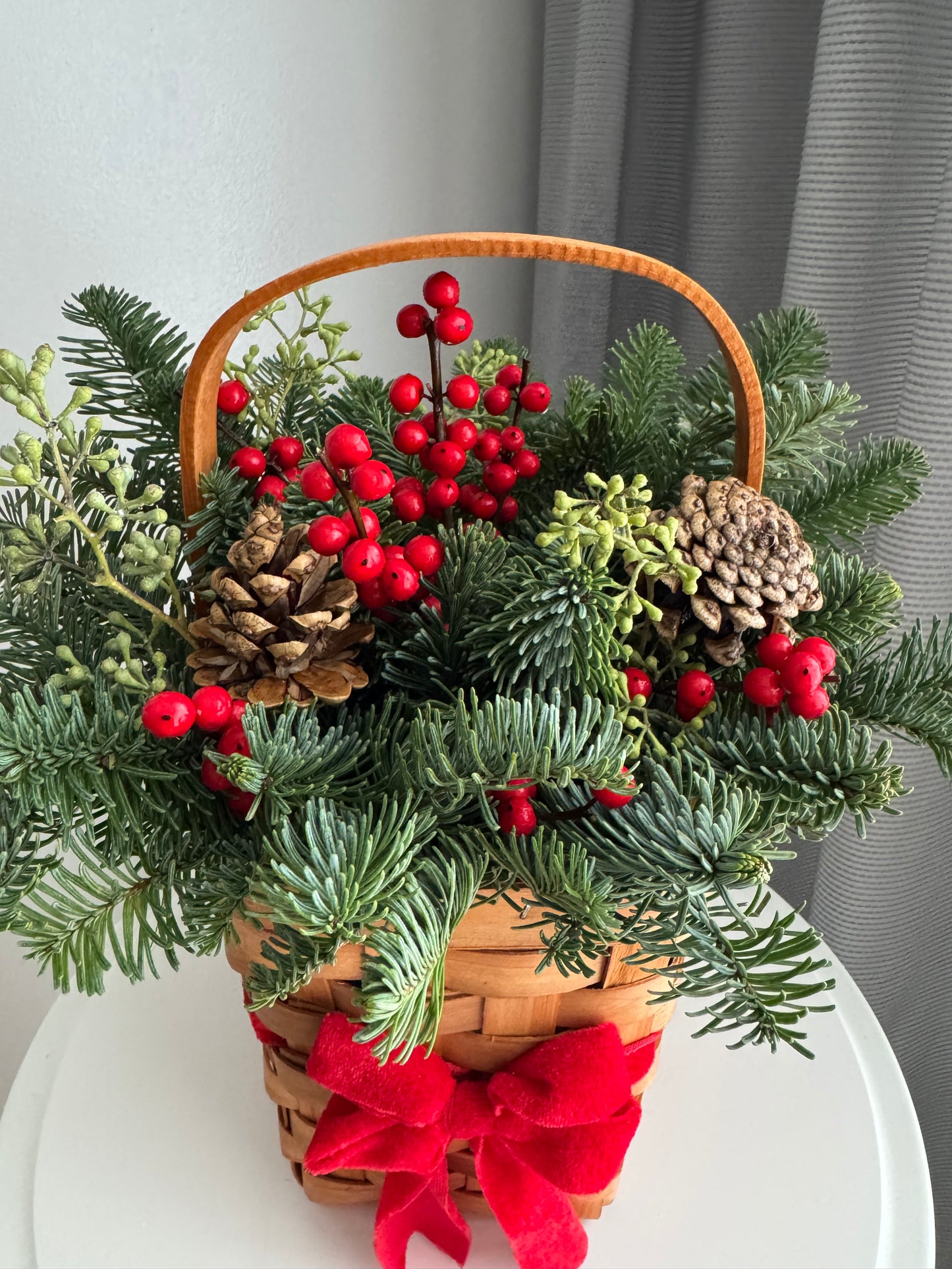 Christmas Basket “Red & Green”