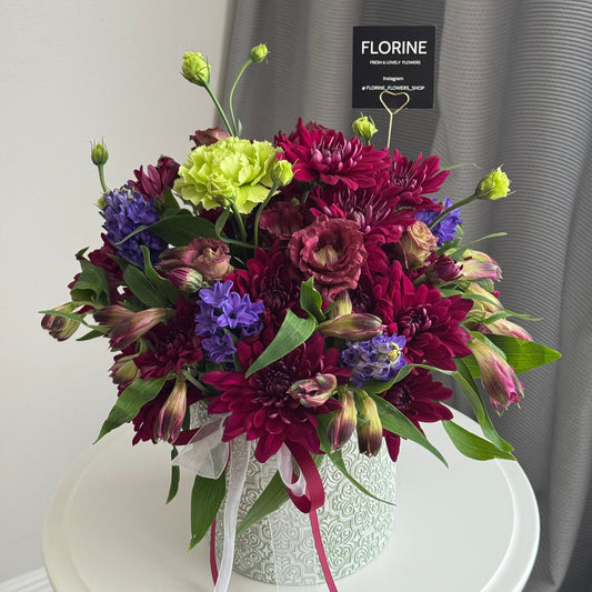 Flowers in a pot “Velvet Bloom”