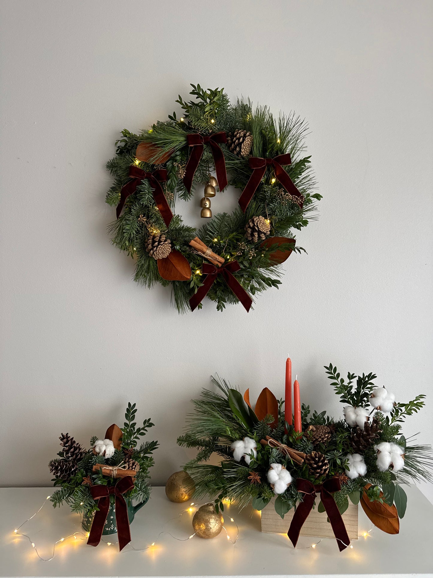 Natural Elegance Small Christmas Arrangement