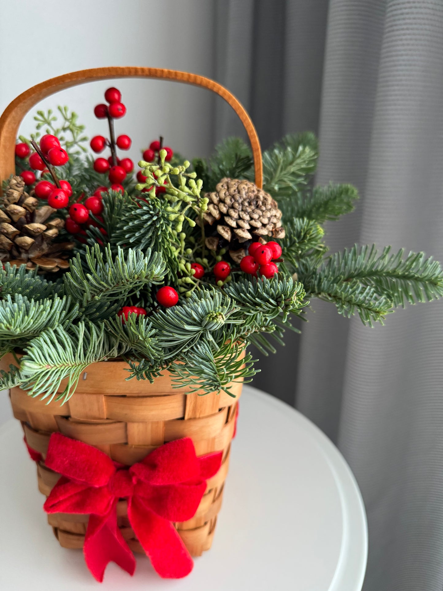 Christmas Basket “Red & Green”