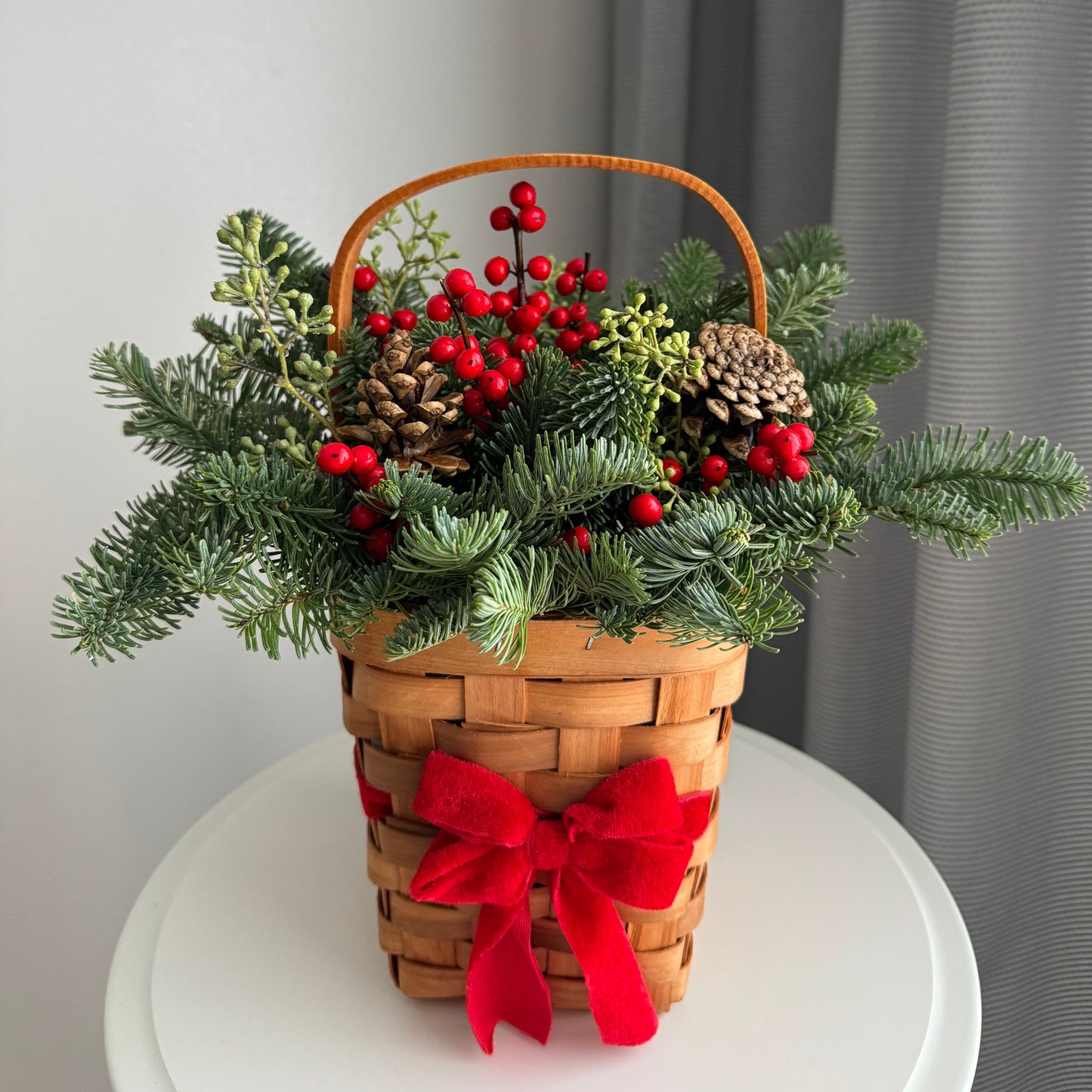 Christmas Basket “Red & Green”