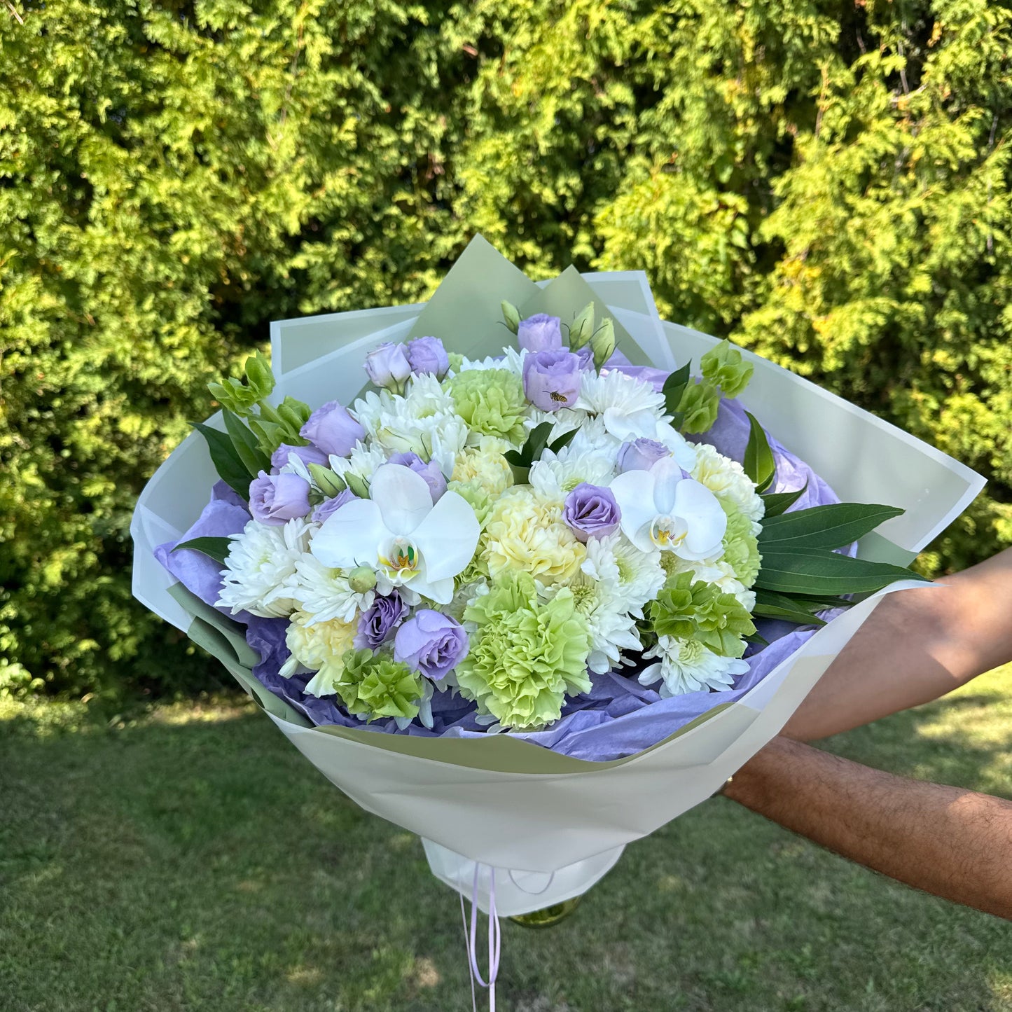 Mixed Flowers Bouquet “Lilac Harmony”