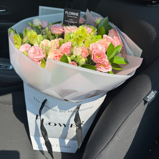 Mixed Flowers Bouquet “Blush Dream”