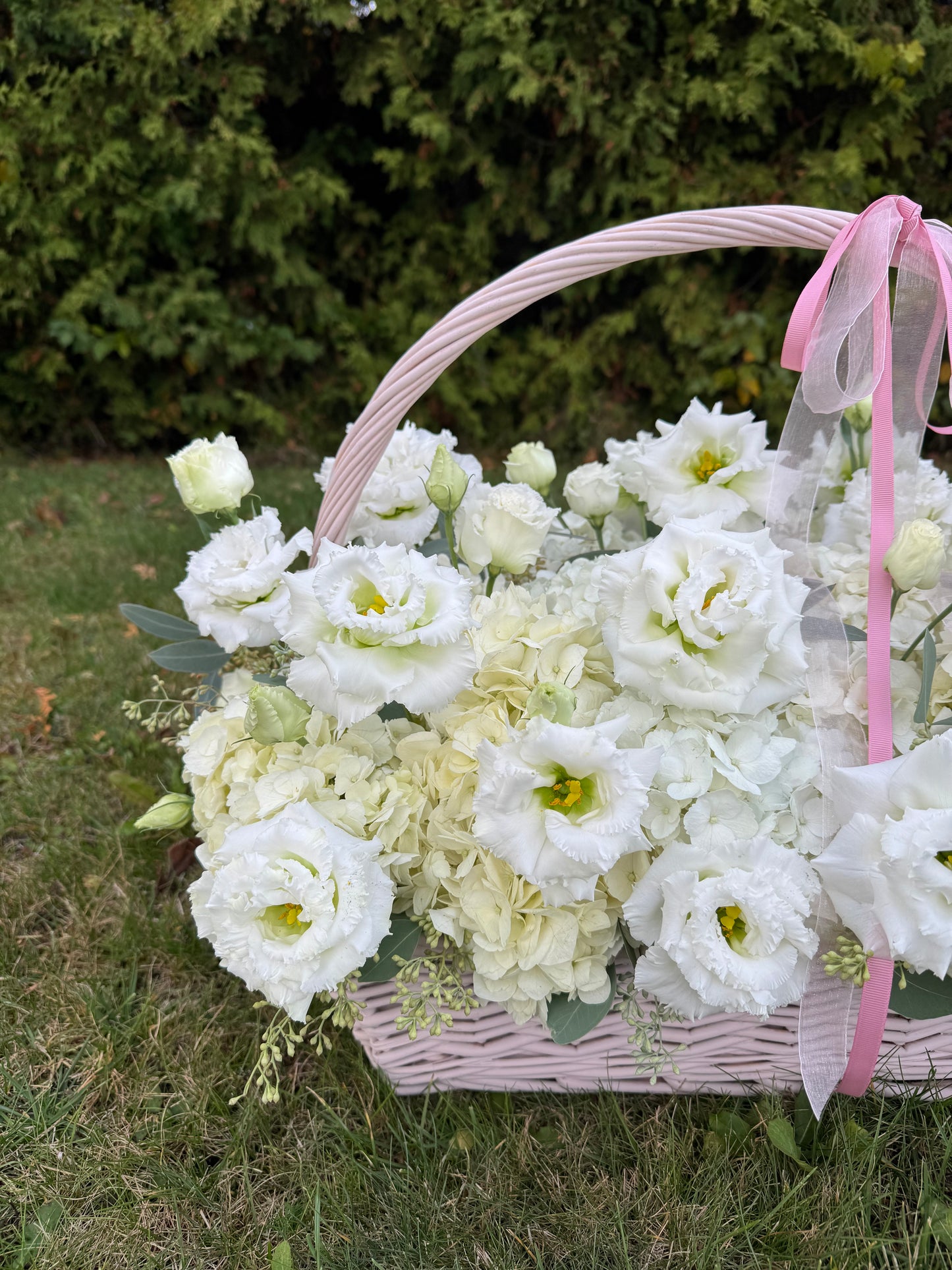 Flowers in a Basket “Pure Elegance”