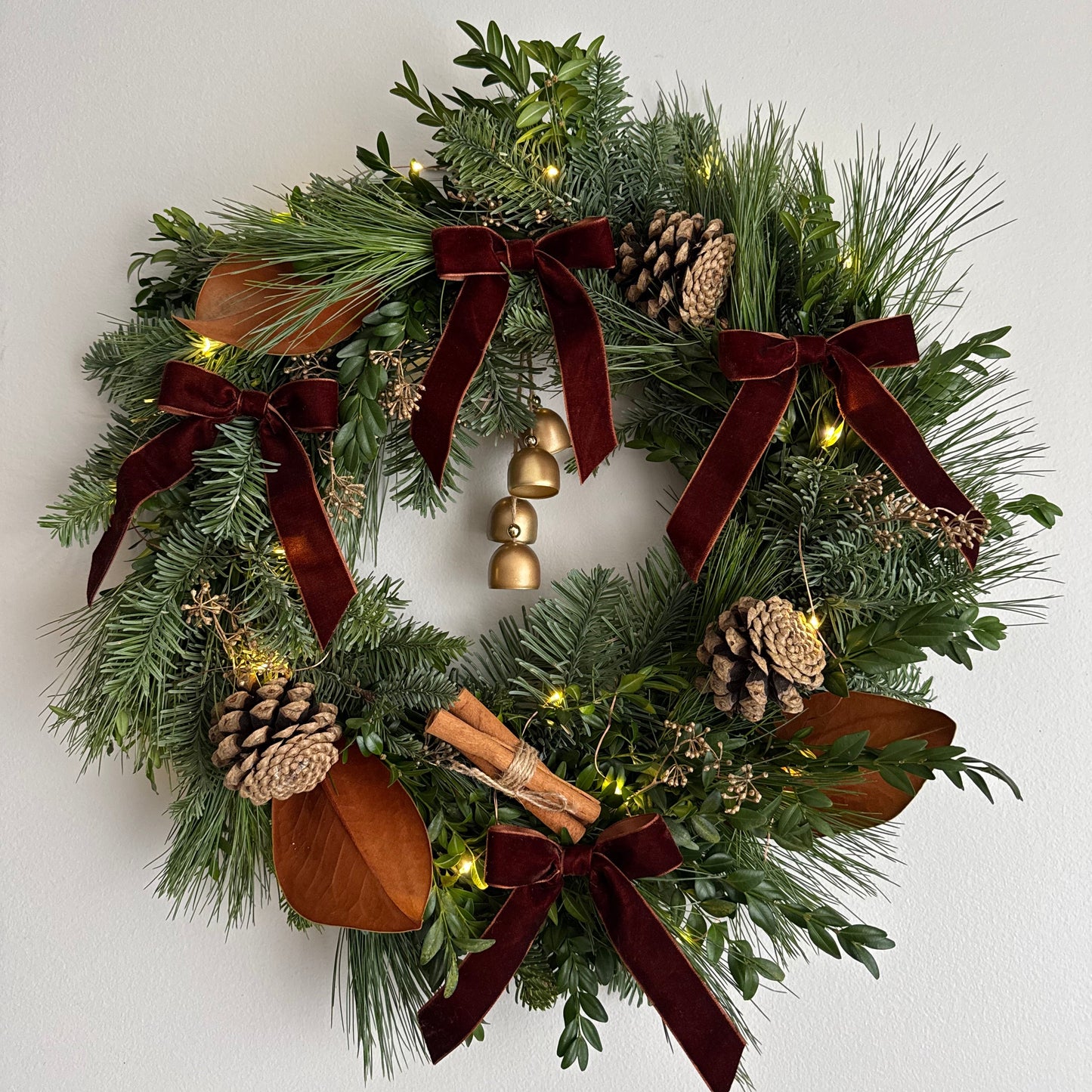 Natural Elegance Christmas Wreath