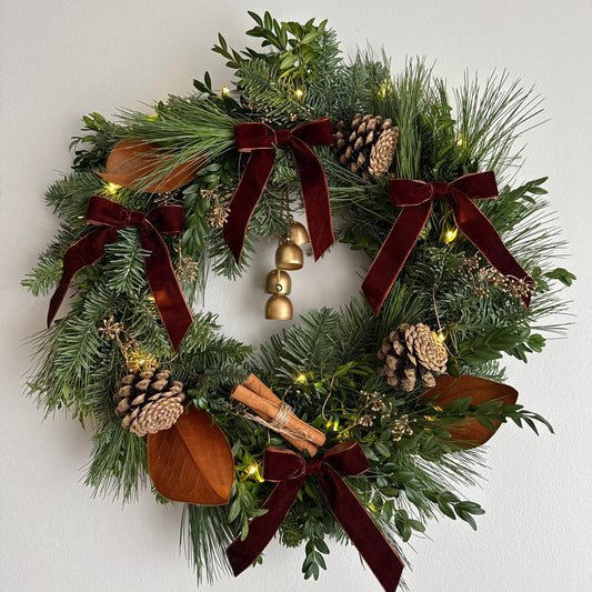 Natural Elegance Christmas Wreath