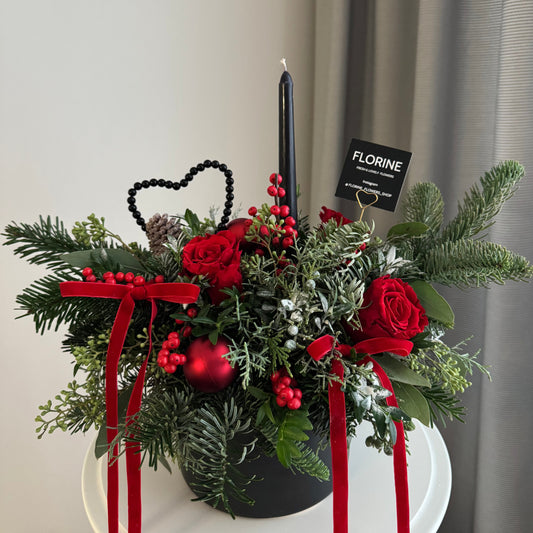 Christmas centrepiece arrangement “Warm Heart”