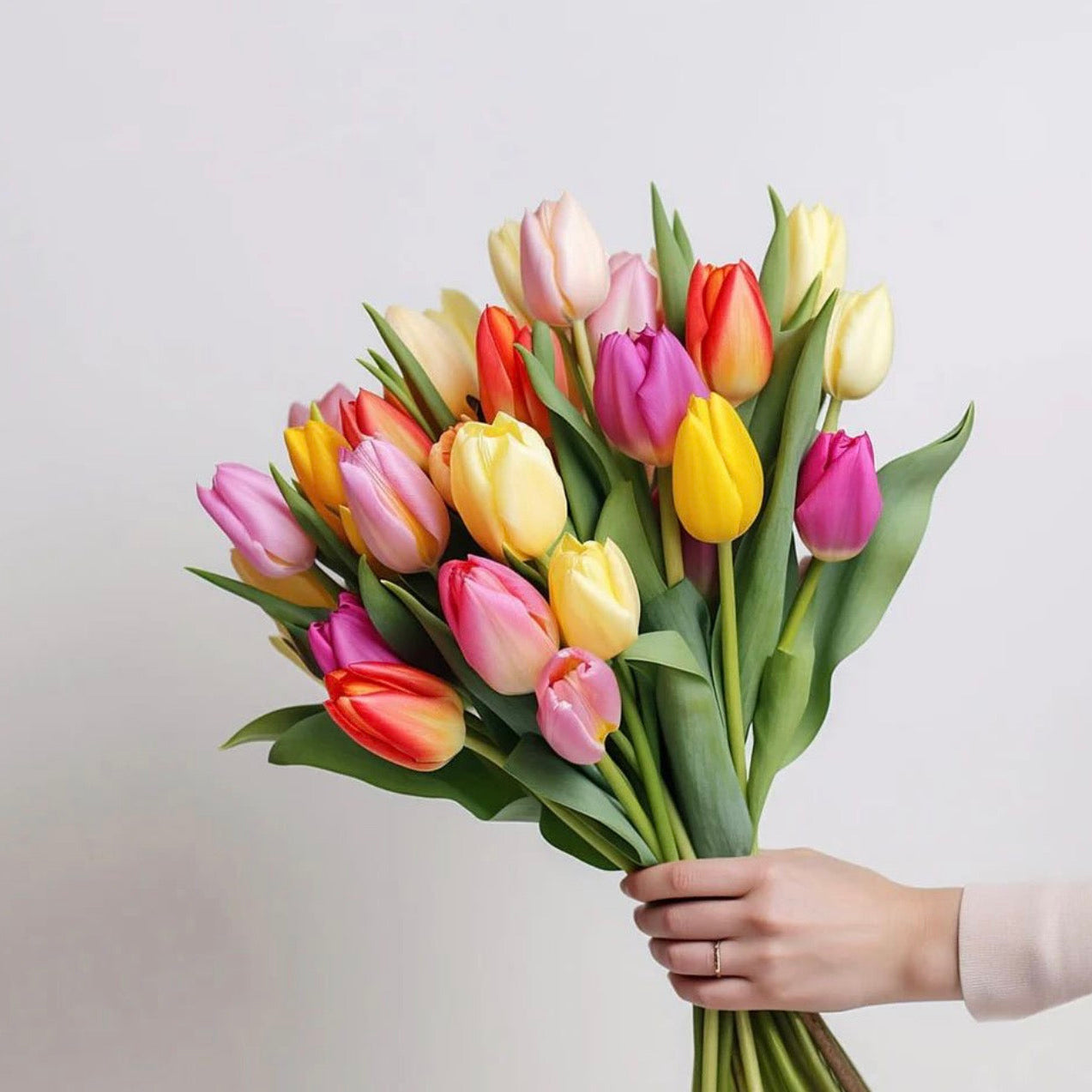 Tulips bouquet “Blooming Smiles”